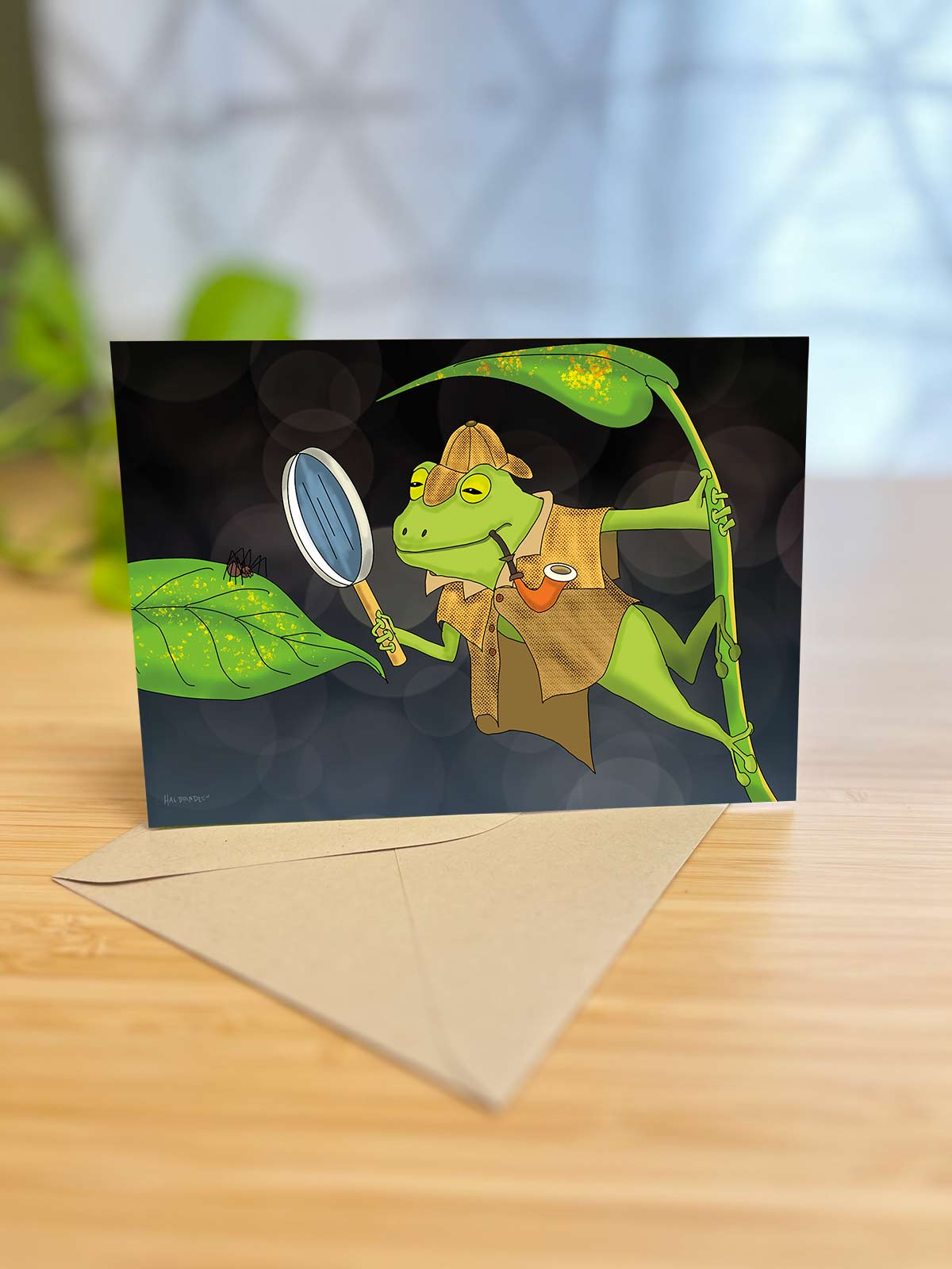 Frog Detective Note Card