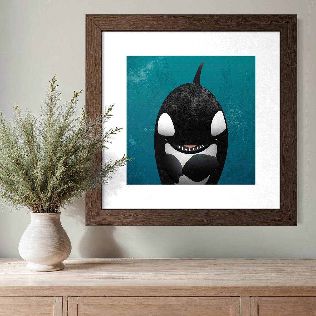 Orca Waves Fine Art Print