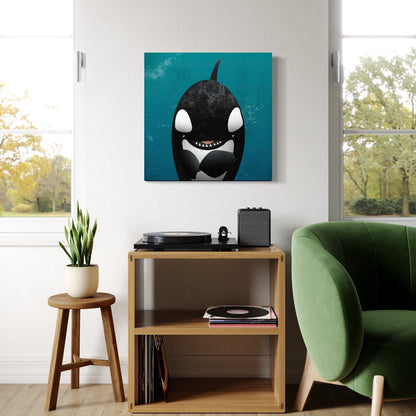 Orca Waves Canvas Print