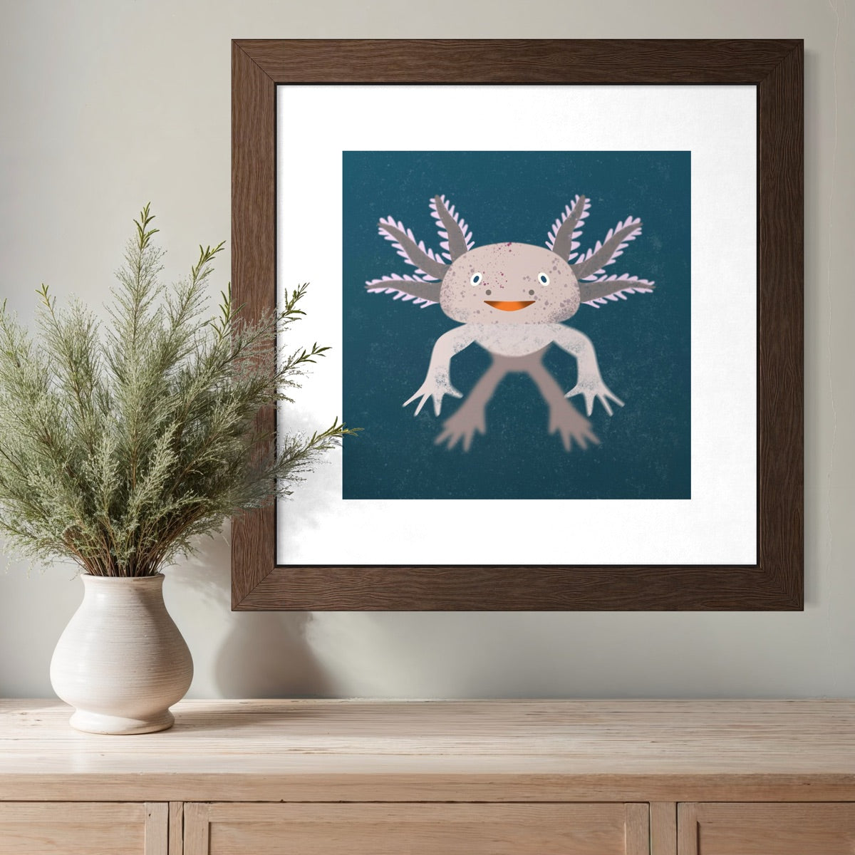 Axolotl Fine Art Print