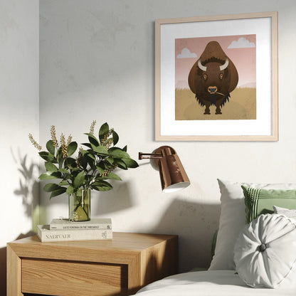 Bison Plains Fine Art Print