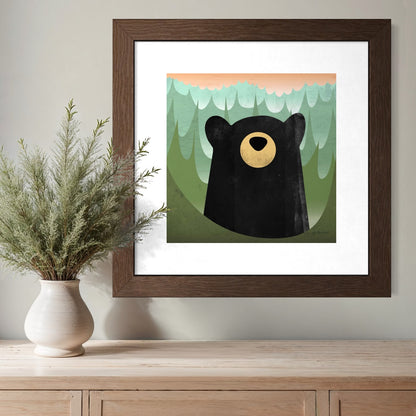 Black Bear Fine Art Print