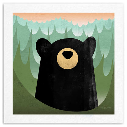 Black Bear Fine Art Print