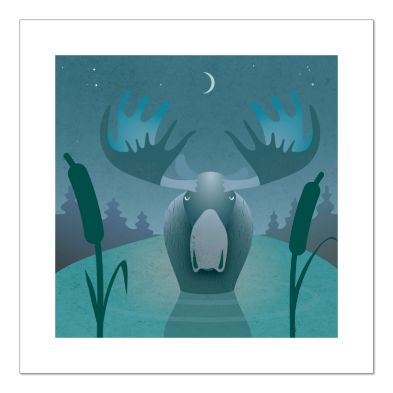 Moose Lake Fine Art Print