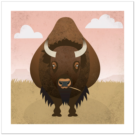 Bison Plains Fine Art Print