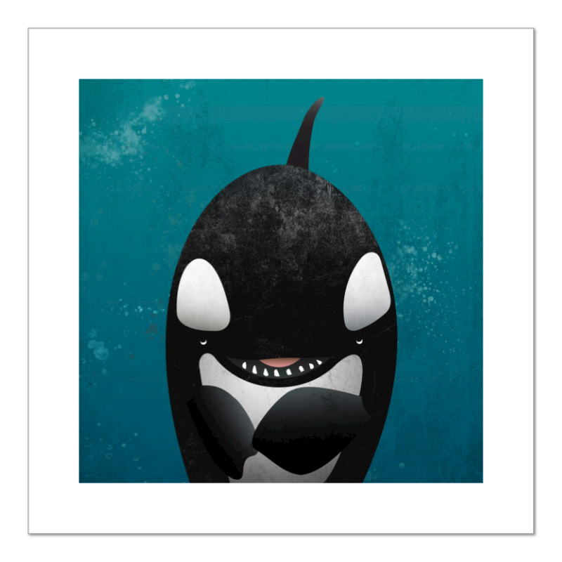Orca Waves Fine Art Print