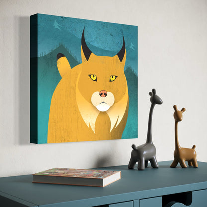 Lynx Mountain Canvas Print
