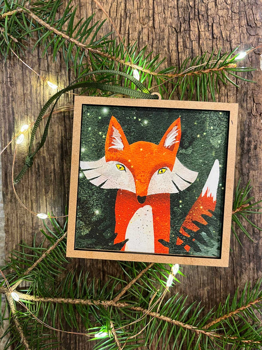 Fox & Ferns Ornament