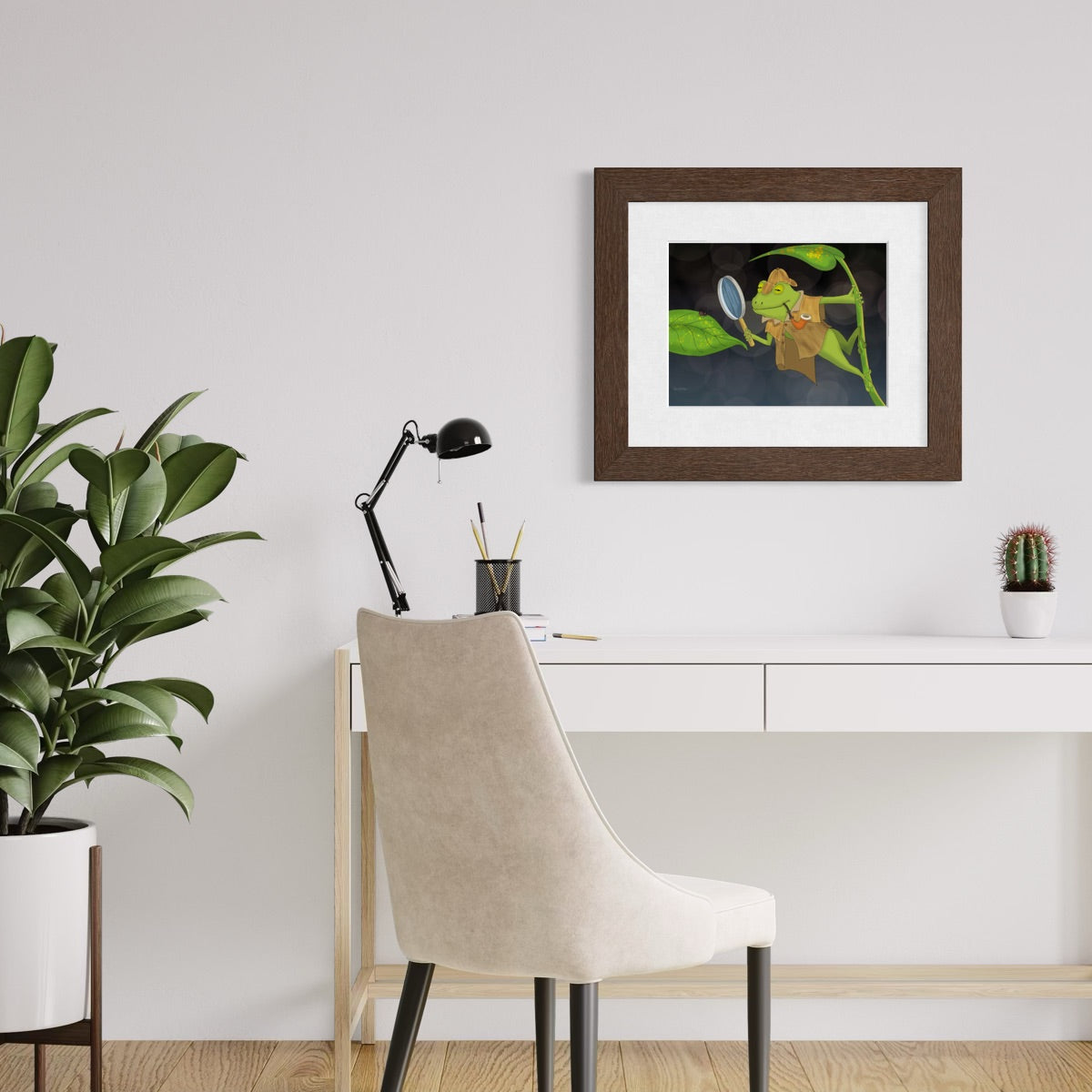 Frog Detective - Fine Art Print