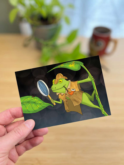 Frog Detective Note Card