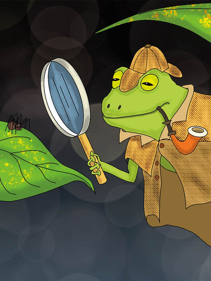 Frog Detective Note Card