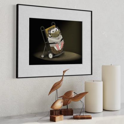 Hedgehog Hannibal - Fine Art Print