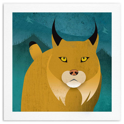 Lynx Mountain Fine Art Print