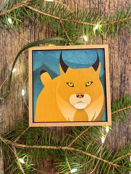 Mountain Lynx Ornament
