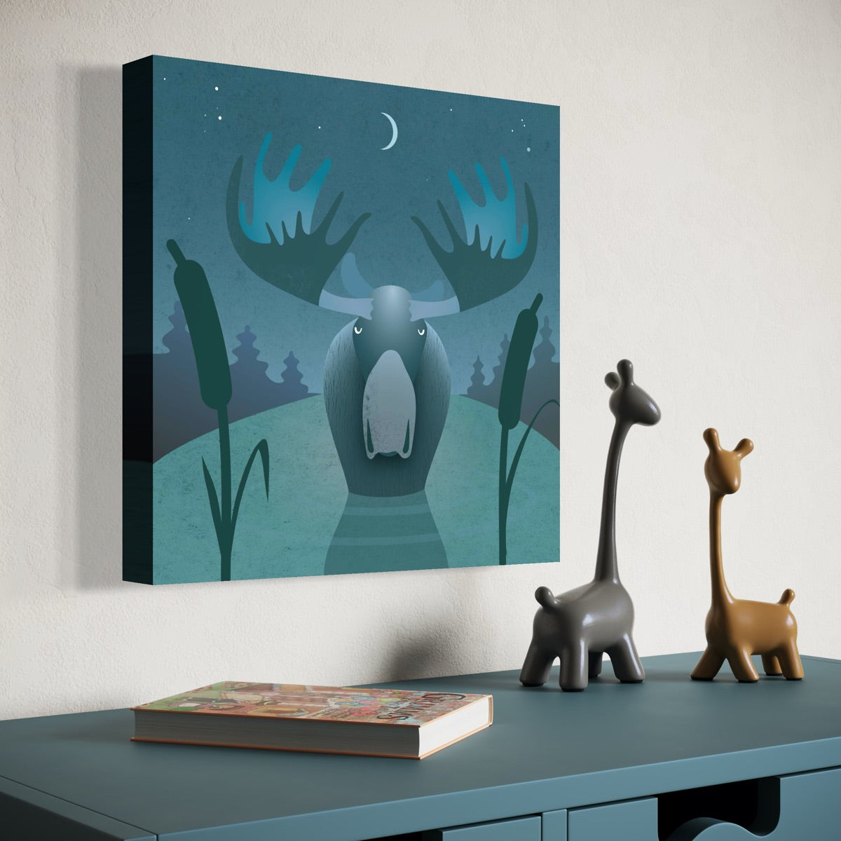 Moose Lake Canvas Print