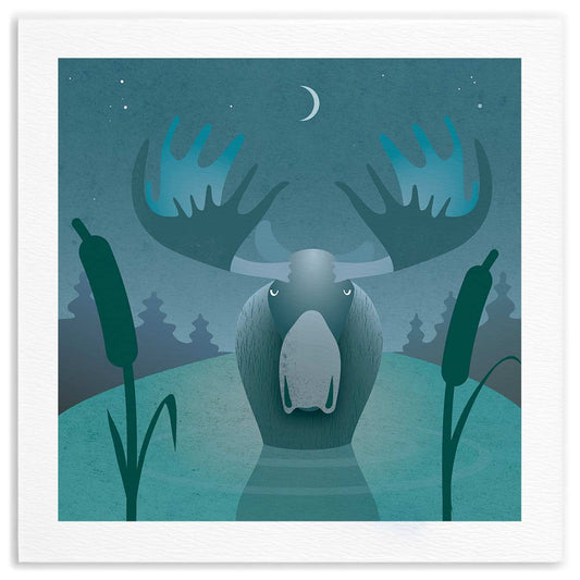 Moose Lake Fine Art Print