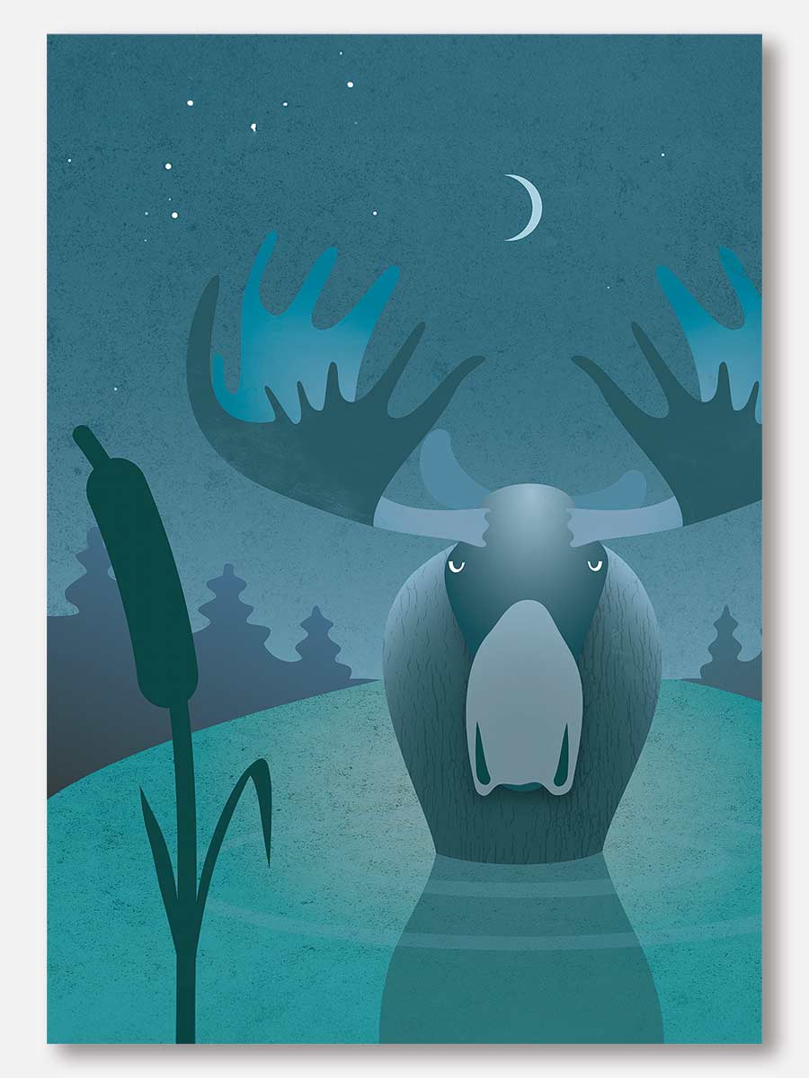 Moose Lake Note Card