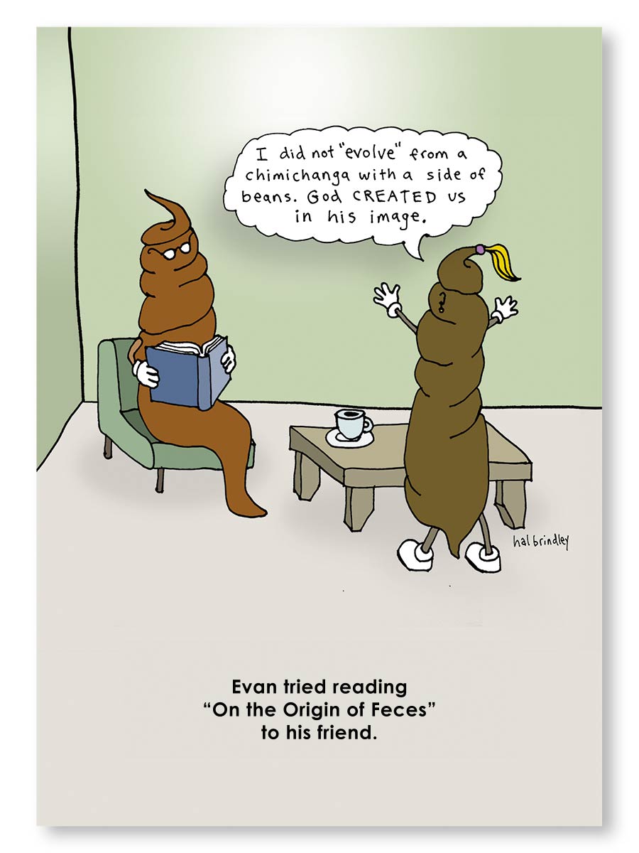 Origin of Feces Note Card