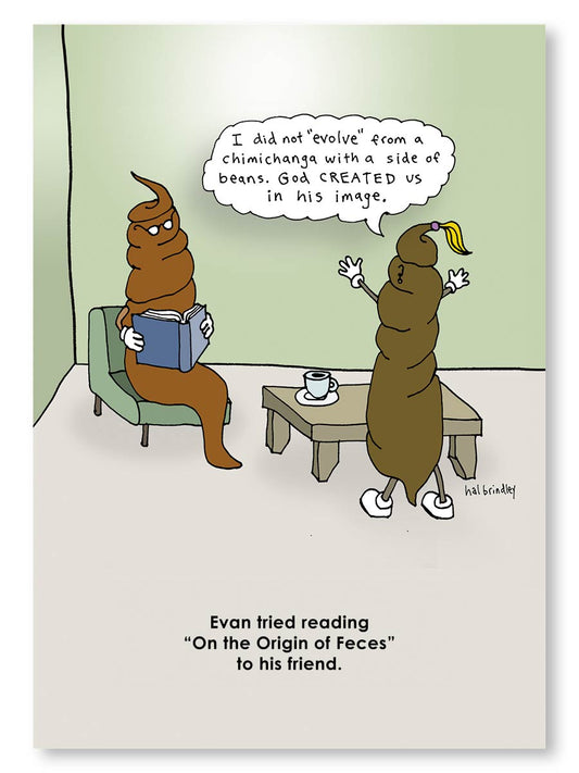 Origin of Feces Note Card