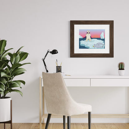 Polar Bear Vampire - Fine Art Print