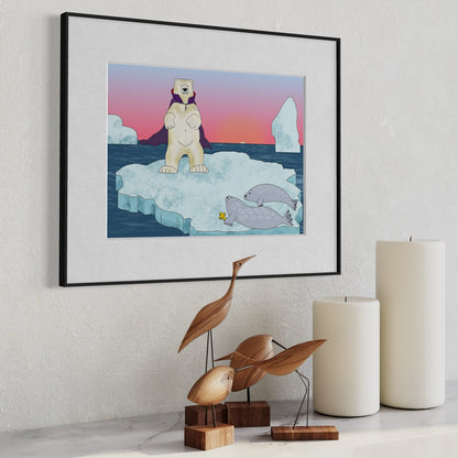 Polar Bear Vampire - Fine Art Print