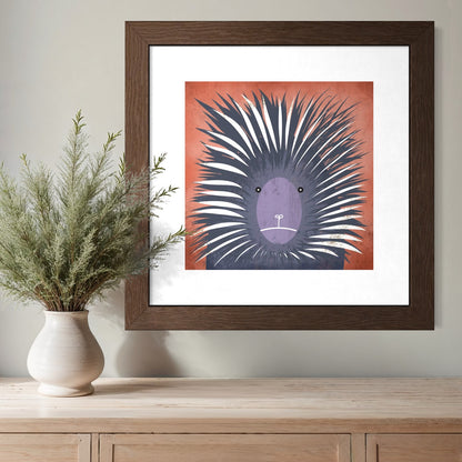 Prickly Porcupine Fine Art Print