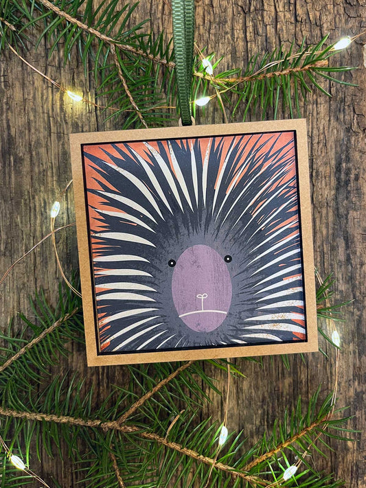 Prickly Porcupine Ornament