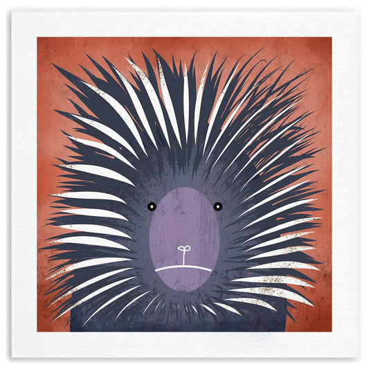 Prickly Porcupine Fine Art Print