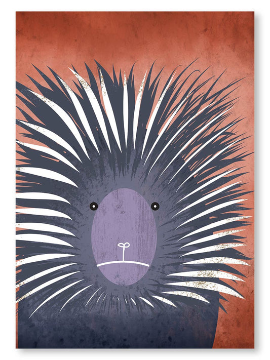 Prickly Porcupine Note Card