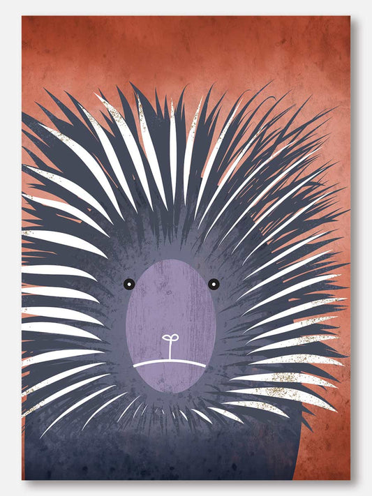 Prickly Porcupine Note Card